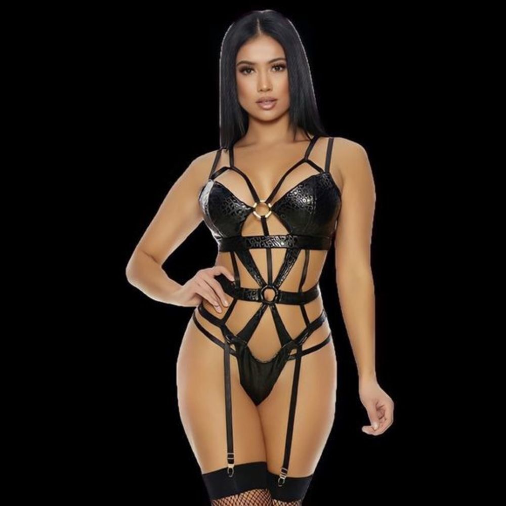 X Marks The Spot Cheetah Print Teddy​​​
